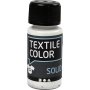 Peinture textile textile solide - blanche - couvrante - 50 ml