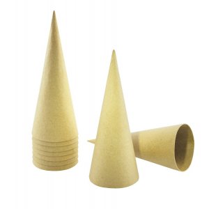 Cônes en carton paquet de 20 20 cm Cônes en carton paquet de 20 20 cm