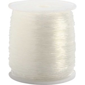 Fil élastique bijoux - Ø0,8 mm - rond - 100 m Fil élastique bijoux - Ø0,8 mm - rond - 100 m