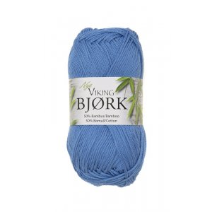 Fil Viking Bouleau 50g - Bleu (523) Fil Viking Bouleau 50g - Bleu (523)