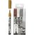 Marqueur pour verre et porcelaine - marron - or - argent - blanc - semi opaque - 1-2 mm - 4 pcs Marqueur pour verre et porcelaine - marron - or - argent - blanc - semi opaque - 1-2 mm - 4 pcs