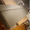 Image client Tissu d'ameublement Vinyle / Similicuir Gris moyen - 140 cm