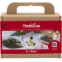 Mini Kit DIY Modelage - Bonhomme de Neige
