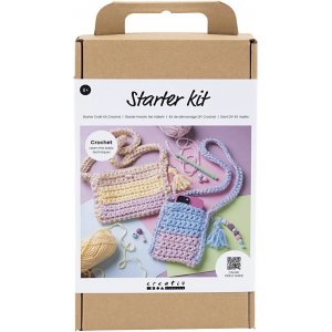 Start DIY Kit Crochet, couleurs mélangées, Sacs Start DIY Kit Crochet, couleurs mélangées, Sacs