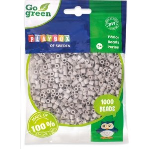 Perles tube Go green 1000 pcs Gris Perles tube Go green 1000 pcs Gris