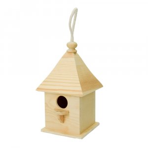 Nichoir H 20,5 x 11 x 11 cm - carré non traité Nichoir H 20,5 x 11 x 11 cm - carré non traité