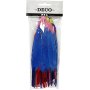 Plumes - couleurs mélangées - 48 pcs