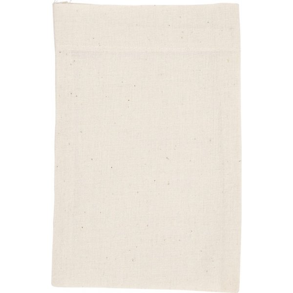 Sacs en coton - nature claire - 15 x 20 cm - 4 pcs