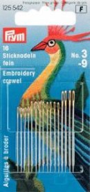 Aiguilles  broder fines