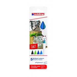 Edding 4600 Textile - Couleurs froides Edding 4600 Textile - Couleurs froides