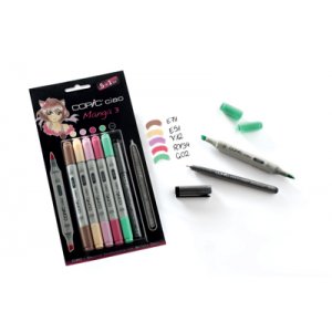 Coffret Copic Ciao 5+1 - Manga 3 Coffret Copic Ciao 5+1 - Manga 3