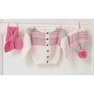 Patron tricot - Cardigan, bonnet et écharpe Patron tricot - Cardigan, bonnet et écharpe