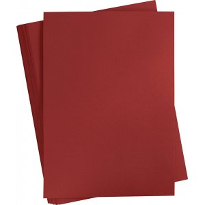 Carton coloré - rouge foncé - A2 - 180 g - 100 feuilles Carton coloré - rouge foncé - A2 - 180 g - 100 feuilles
