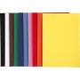 Papier velours - couleurs mlanges - A4 - 10 feuilles
