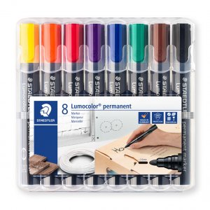 Marqueur permanent Lumocolor 2 mm - 8 stylos Marqueur permanent Lumocolor 2 mm - 8 stylos