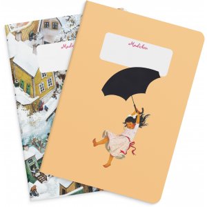 Carnet Madicken Astrid Lindgren & Ilon Wikland ligné - paquet de 2 Carnet Madicken Astrid Lindgren & Ilon Wikland ligné - paquet de 2