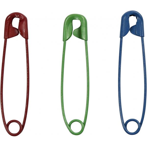 pingles de sret - couleurs mlanges - 10 x 100 pcs