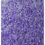 Rocailles doubles argent - violet