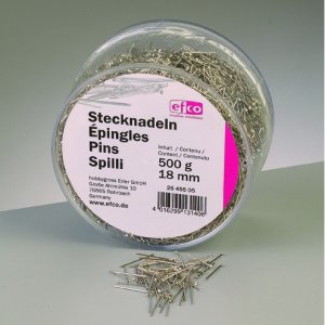 Epingle à bouton 18 mm - fer nickelé 500 g Epingle à bouton 18 mm - fer nickelé 500 g