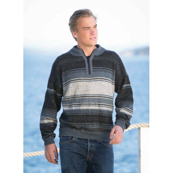 Patron Tricot - Pull Homme