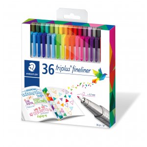 Feutres fins Triplus - 36 stylos Feutres fins Triplus - 36 stylos