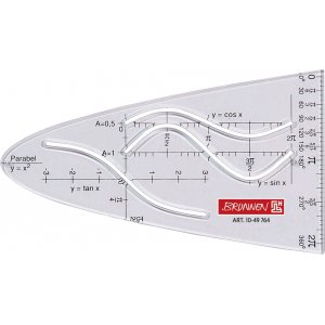Règle Parabole perspex Règle Parabole perspex