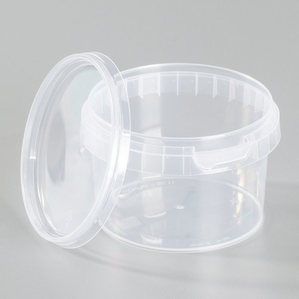 Rcipient vide  95 mm h 65 mm - paquet de 20 - transparent 280 ml