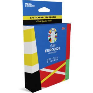 Autocollants Topps - Méga Eco Box Euro 2024 Autocollants Topps - Méga Eco Box Euro 2024