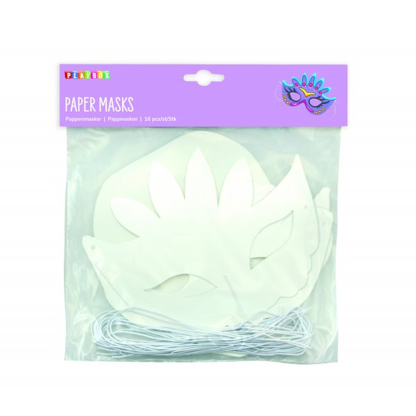 Masques en papier - 16 pcs Masques en papier - 16 pcs