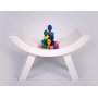 Pierres en bois angulaires colores 21 pcs