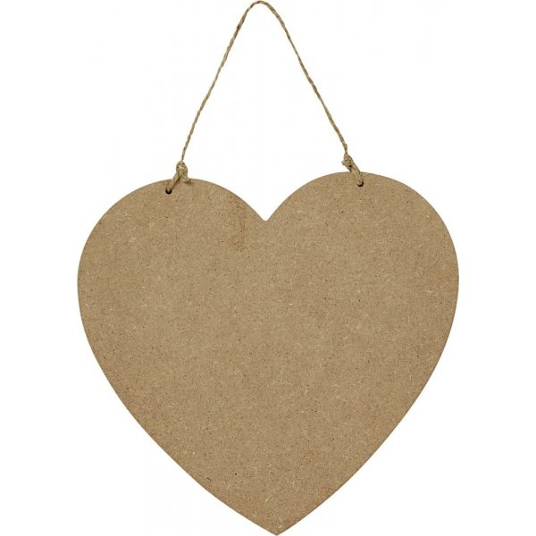 Plaque de porte - coeur
