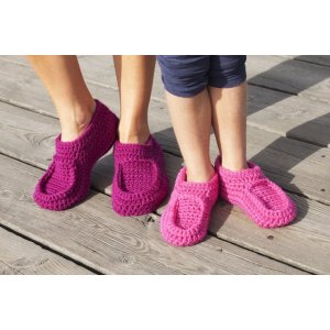 Patron au crochet - Chaussons au crochet Patron au crochet - Chaussons au crochet