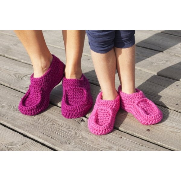 Patron au crochet - Chaussons au crochet