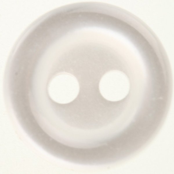 Bouton Rond 2 trous 10 mm 8pcs - Nacre