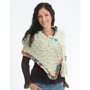 Patron tricot - Châle poncho tricoté Patron tricot - Châle poncho tricoté