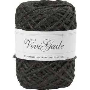 Chanvre naturel - noir - 30 m Chanvre naturel - noir - 30 m