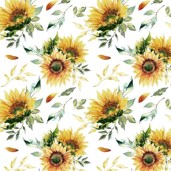Tissu ciré textile Naomi blanc