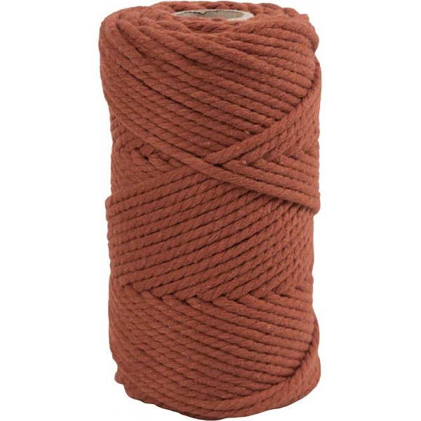 Fil macram - orange brl - 4 mm - 55 m