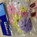 Image client Fleurs autocollantes