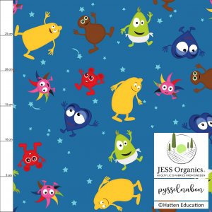 Tissu tricoté - Bulles dans l'espace Tissu tricoté - Bulles dans l'espace