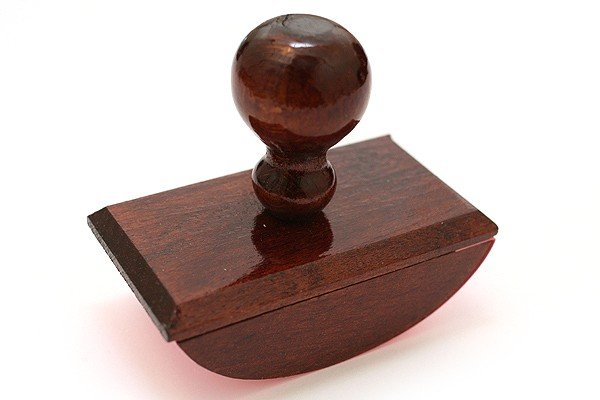 Buvard avec manche en bois