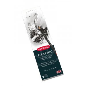 Derwent Graphic Metalask - 6 stylos Derwent Graphic Metalask - 6 stylos