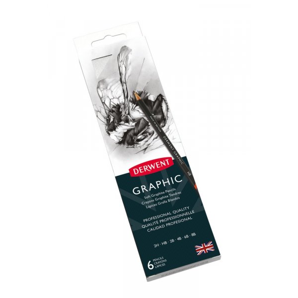 Derwent Graphic Metalask - 6 stylos