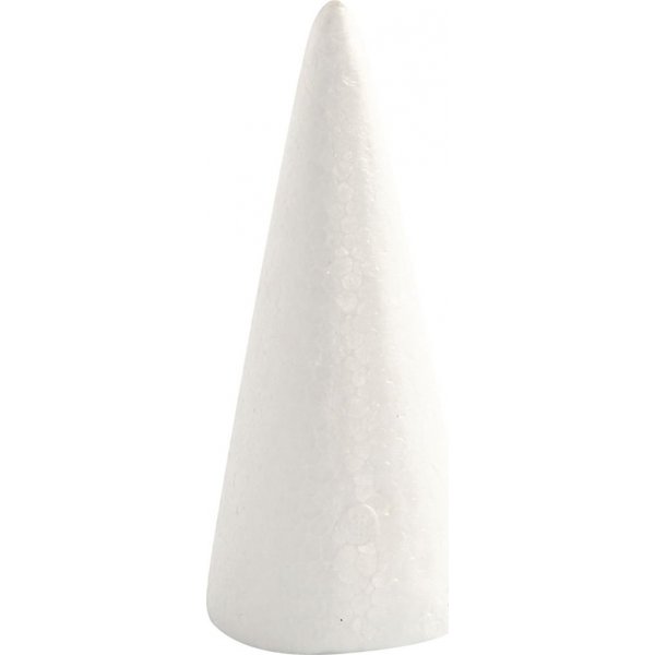 Cnes en polystyrne - blanc - 6 cm - 5 pcs