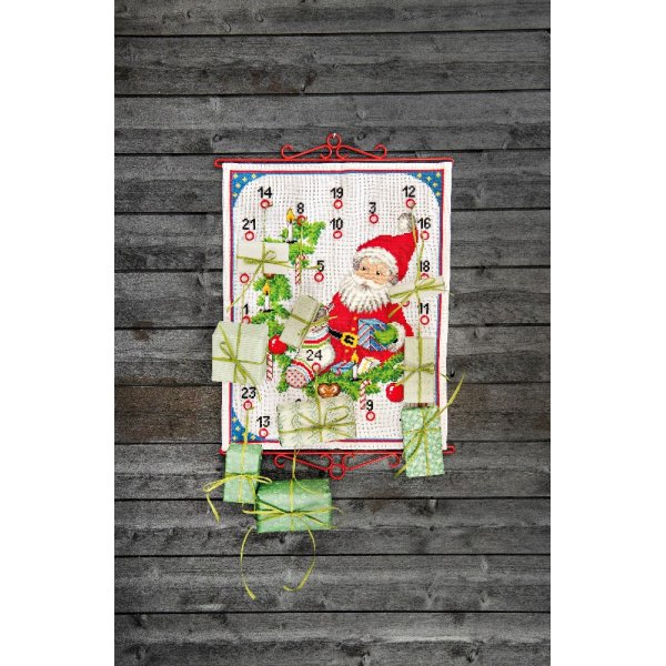 Calendrier du kit de broderie - Père Noël Calendrier du kit de broderie - Père Noël