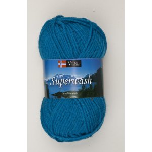 Fil Viking Superwash 50g - Turquoise (129) Fil Viking Superwash 50g - Turquoise (129)