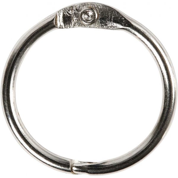 Anneau de livre - 19 mm - 10 pcs