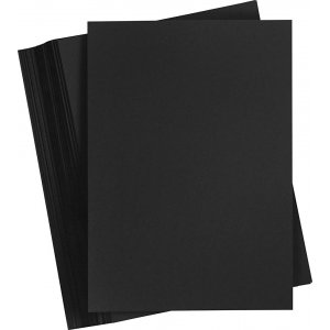 Carton coloré - noir - A3 - 180 g - 100 feuilles Carton coloré - noir - A3 - 180 g - 100 feuilles