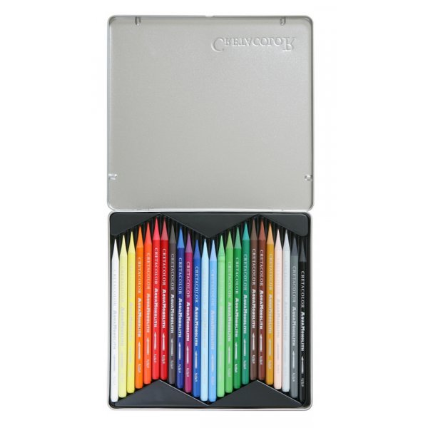 Set de stylos aquarelle Cretacolor Aqua Monolith - 24 stylos