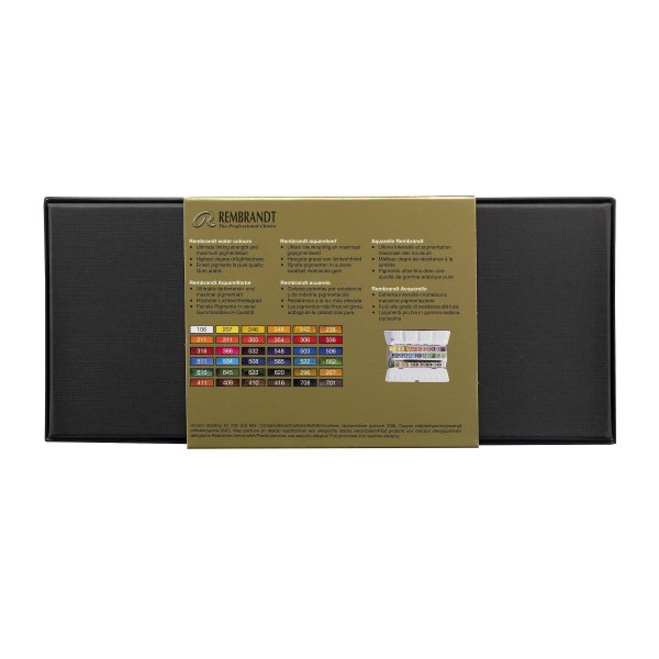 Rembrandt Aquarelle De Luxe Set (36 couleurs 1/2 tasse) Rembrandt Aquarelle De Luxe Set (36 couleurs 1/2 tasse)